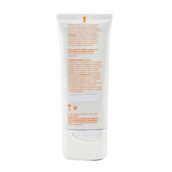 Kem Chống Nắng Dr Dennis Gross Instant Radiance SPF 40 cho Da Sáng Trung Bình 50ml giá rẻ