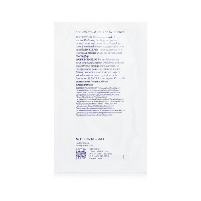 Mặt nạ gel mắt làm dịu Elemis Hydra Active 10 miếng giá rẻ