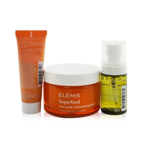 Bộ sản phẩm chăm sóc da Elemis Nourishing Skin Health Trio Set Superfood Aha Cleansing Butter 90ml giá rẻ
