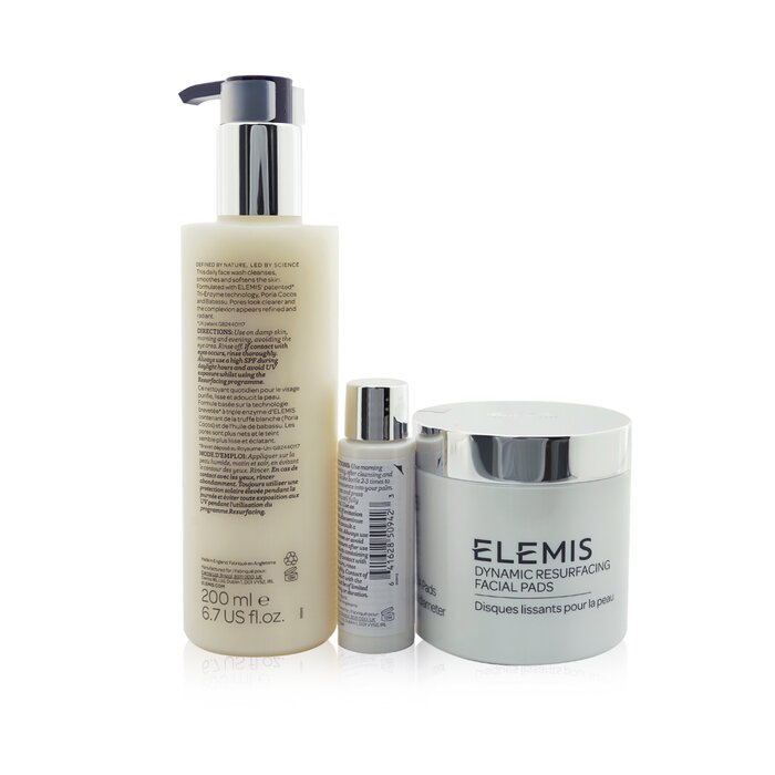 Bộ sản phẩm làm đẹp da Elemis Skin Resurfacing Trio Set - Bông tẩy tế bào chết 60 miếng & Sữa rửa mặt 200ml giá rẻ