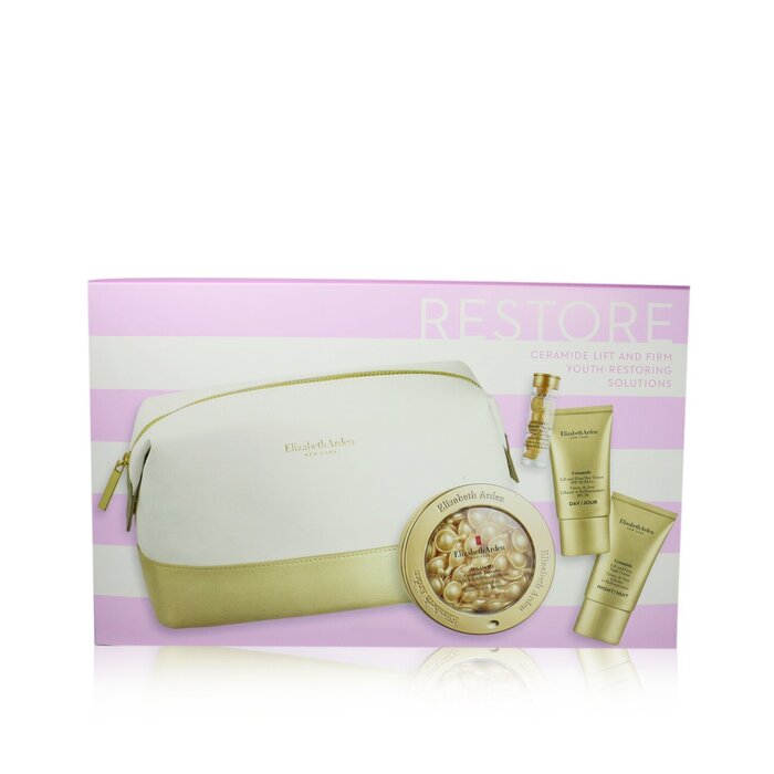 Elizabeth Arden Ceramide Lift Firm Youth Restoring Set Advanced Ceramide Capsules 60Caps Day Cream SPF 30 15ml