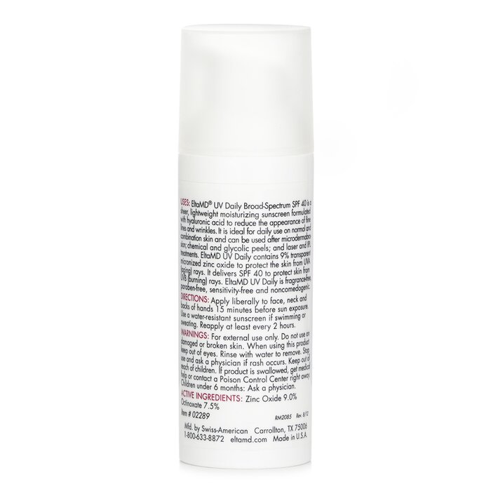 Sữa dưỡng ẩm & kem chống nắng Eltamd UV Daily SPF 40 cho da thường & da hỗn hợp sau khi điều trị 48g giá rẻ