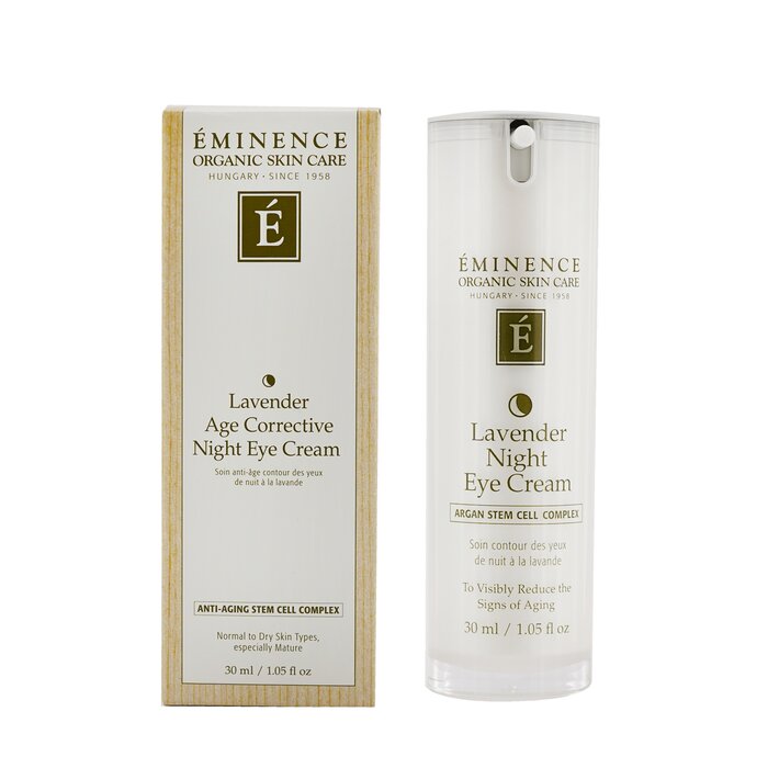 Eminence Lavender Age Corrective Night Eye Cream For Normal To Dry Skin Especially Mature 30ml