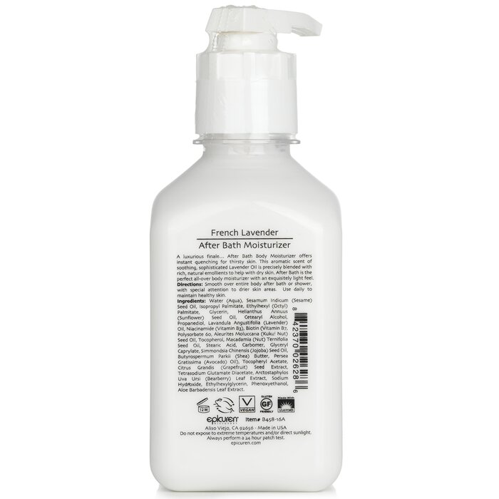 Kem dưỡng sau tắm Epicuren Lavender Pháp 500ml giá rẻ