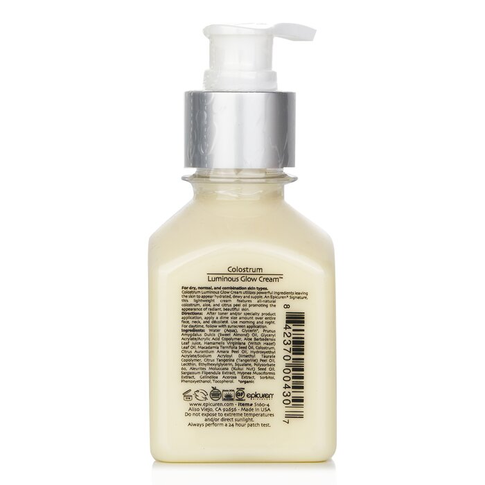 Kem Dưỡng Da Epicuren Colostrum Luminous Glow Cho Da Khô, Da Thường, Da Hỗn Hợp 118ml giá rẻ