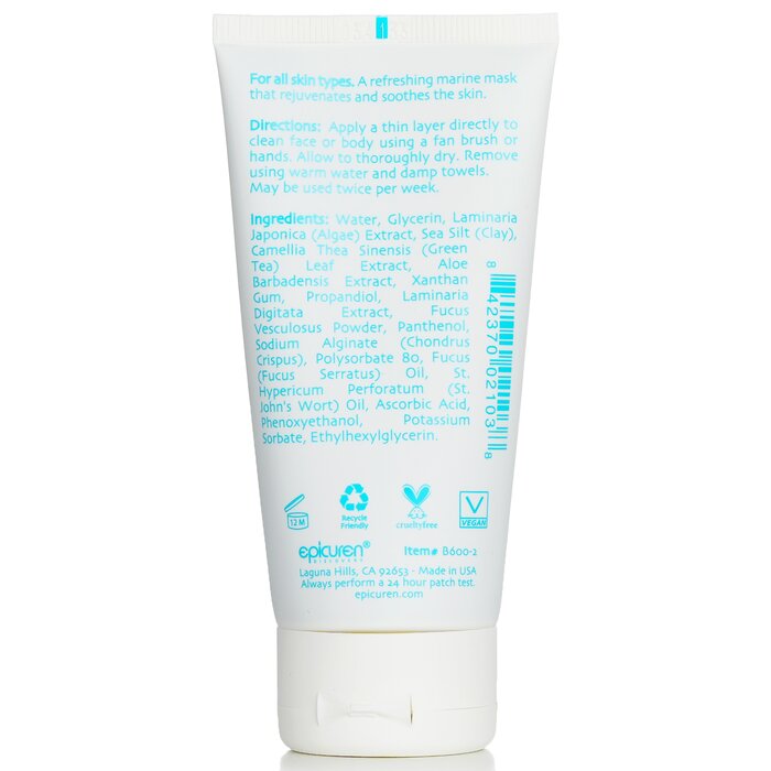 Mặt nạ làm dịu từ rong biển trà xanh Epicuren 74ml giá rẻ