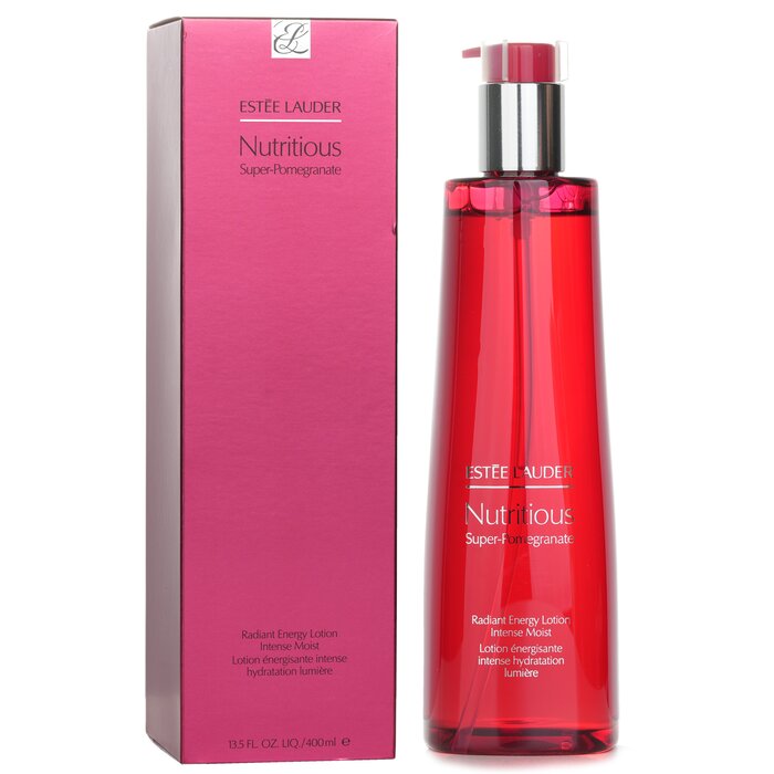 Estee Lauder Nutritious Super Pomegranate Radiant Energy Lotion Intense Moist Limited Edition 400ml