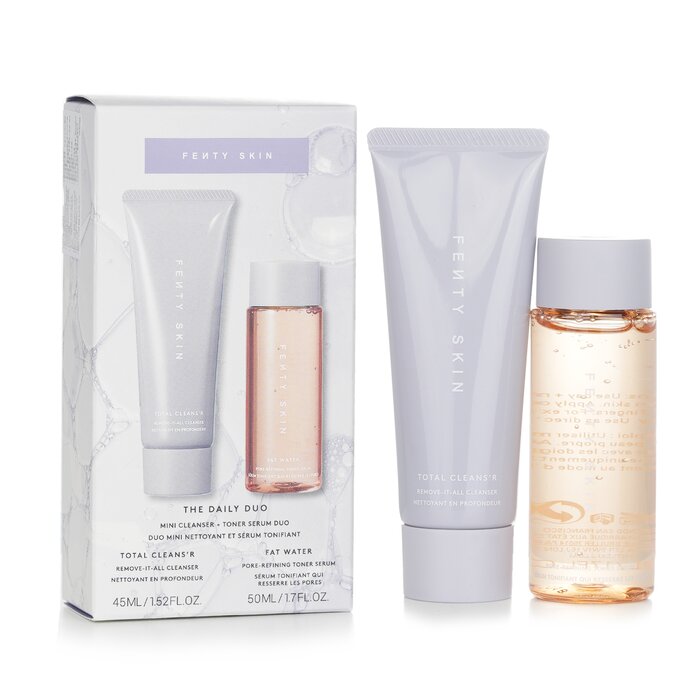 Fenty Beauty By Rihanna Fenty Skin The Daily Duo Set Total Cleans R Remove It All Cleanser 45ml