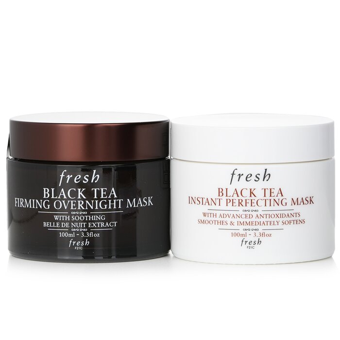 Fresh Black Tea Age Delay For Night Day Set Black Tea Instant Perfecting Mask 100ml
