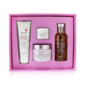 Bộ sản phẩm chăm sóc da Fresh Rose Deep Hydration 4 món chính hãng