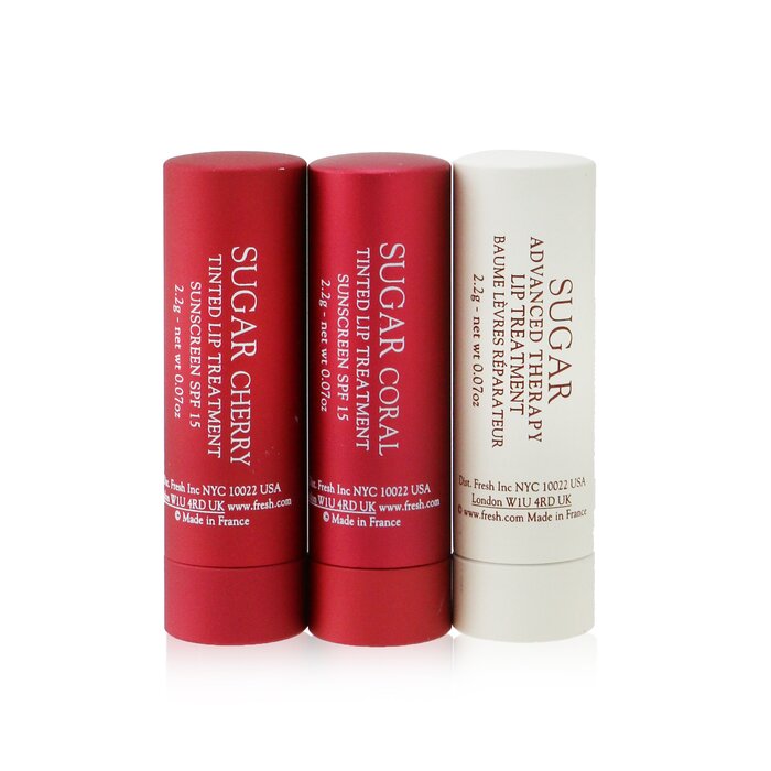Bộ sản phẩm Dưỡng Môi Fresh Sugar Lip Treatment Trio Set 1x Dưỡng Môi Fresh Sugar Lip Treatment Advanced Therapy 2 2g giá rẻ