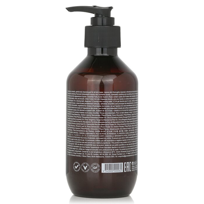 Sữa tắm Grown Alchemist chiết xuất Hoa Cúc Bergamot & Gỗ Hồng 300ml giá rẻ