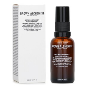 Grown Alchemist Detox Hydra Mist Phyto Peptide 1 Tri Hyaluronan Complex Anti Blue Light Complex 30ml