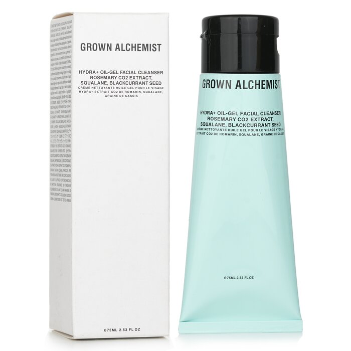 Grown Alchemist Hydra Oil Gel Facial Cleanser Rosemary Co2 Extract Squalane Blackcurrant Seed 75ml