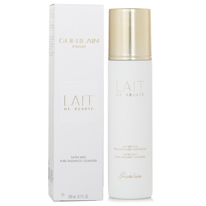 Guerlain Pure Radiance Cleanser Lait De Beaute Gentle Cleansing Satin Milk 200ml