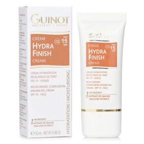 Guinot Creme Hydra Finish Face Moisturiser Complexion Enhancer SPF 15 30ml