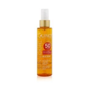 Dầu khô chống nắng Guinot Sun Logic Age SPF 50 cho cơ thể 150ml chính hãng
