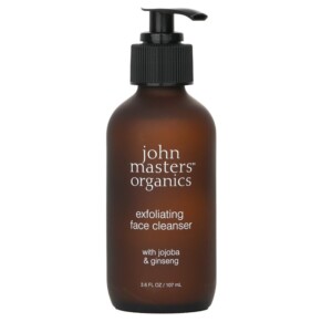 Sữa rửa mặt tẩy tế bào chết John Masters Organics Jojoba Ginseng 107ml chính hãng