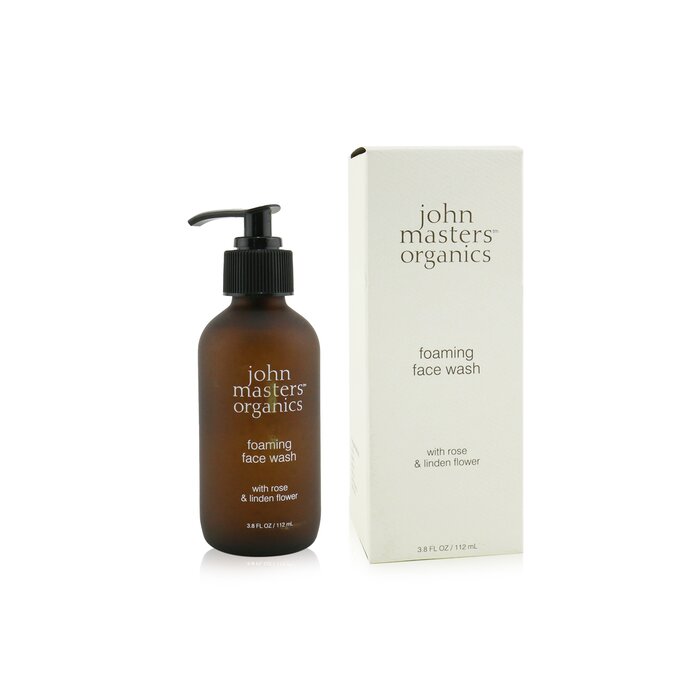 Sữa rửa mặt tạo bọt John Masters Organics với hoa hồng & hoa Linden 112ml giá rẻ