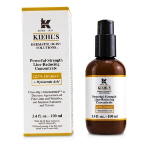 Kiehl's Dermatologist Solutions Powerful Strength Line Reducing Concentrate With 12 5 Vitamin C Hyaluronic Acid 100ml