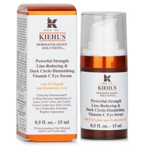 Kiehl's Dermatologist Solutions Powerful Strength Line Reducing Dark Circle Diminishing Vitamin C Eye Serum 15ml