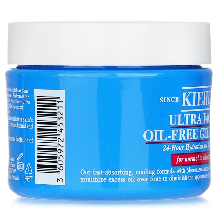 Kiehl's Ultra Facial Oil Free Gel Cream For Normal To Oily Skin Types 50ml