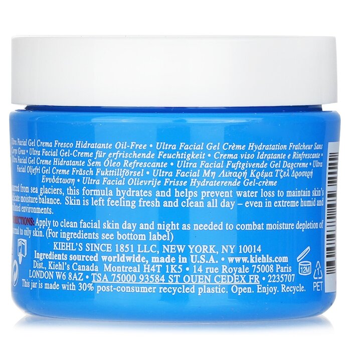 Kem dưỡng gel Kiehl's Ultra Facial Oil Free cho da thường đến da dầu 50ml giá rẻ