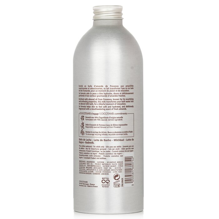 Sữa tắm L'Occitane từ sữa hạnh nhân 500ml giá rẻ