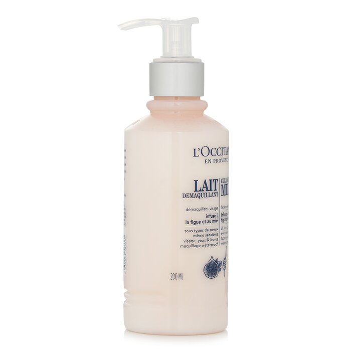 L Occitane Facial Make Up Remover Cleansing Milk For All Skin Types Even Sensitive 200ml