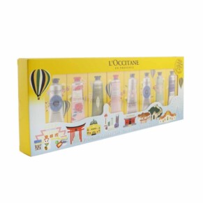L Occitane Provence Around The World Hand Cream Kit Of 8 2xshea Butter 1x Rose Cherry Blossom Lavender Peony Almond Verbena 30ml