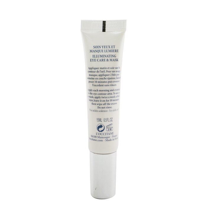 Mặt Nạ Dưỡng Sáng Vùng Mắt L'Occitane Reine Blanche 15ml giá rẻ
