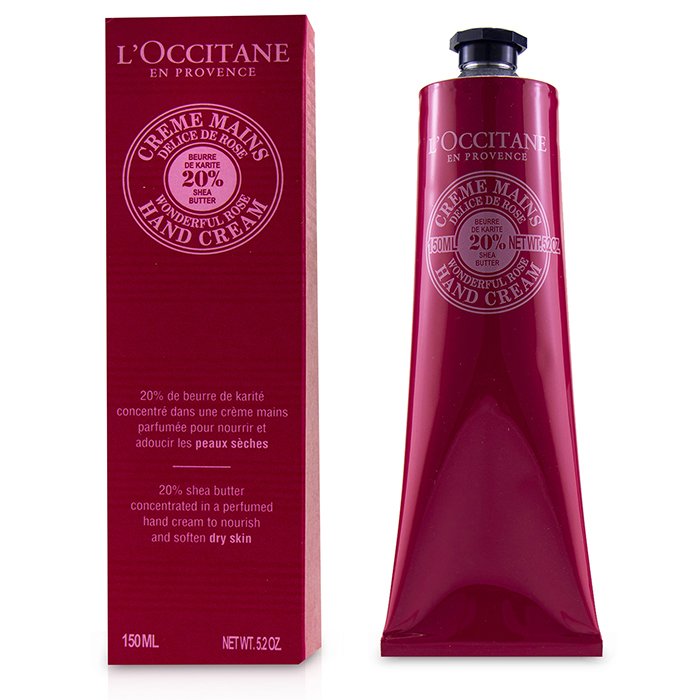 L Occitane Shea Butter 20 Hand Cream Wonderful Rose 150ml