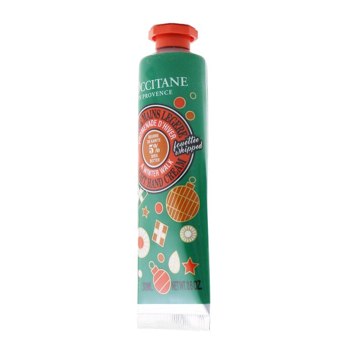 L Occitane Shea Butter Light Hand Cream A Winter Walk Limited Edition 30ml