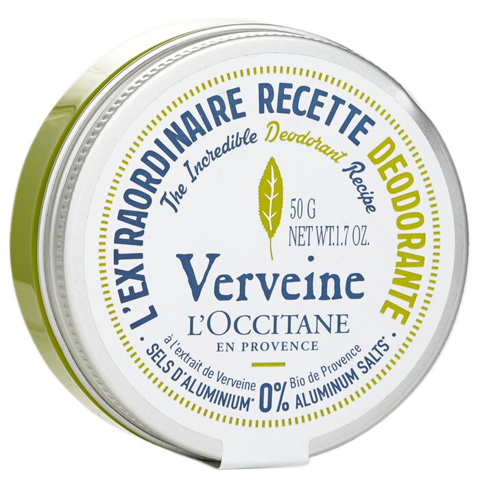 L Occitane Verveine Verbena Deodorant 0 Aluminum Salts 50g