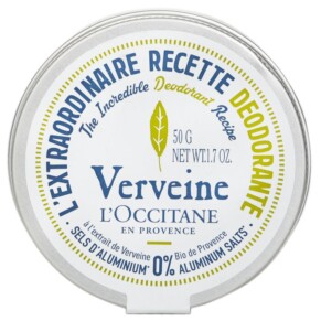 Deodorant L'Occitane Verveine Không Chứa Muối Nhôm 50g chính hãng