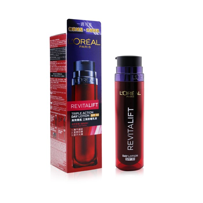 L Oreal Revitalift Triple Action Day Lotion SPF 30 50ml