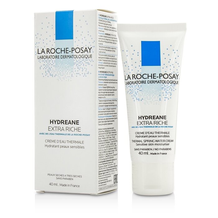 La Roche Posay Hydreane Thermal Spring Water Cream Sensitive Skin Moisturizer Extra Rich 40ml