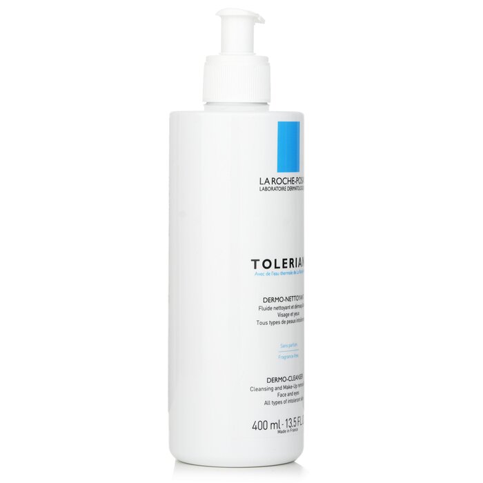 La Roche Posay Toleriane Dermo Cleanser Face And Eyes Make Up Removal Fluid 400ml