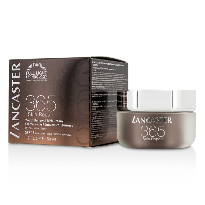 Lancaster 365 Skin Repair Youth Renewal Rich Cream SPF 15 Dry Skin 50ml