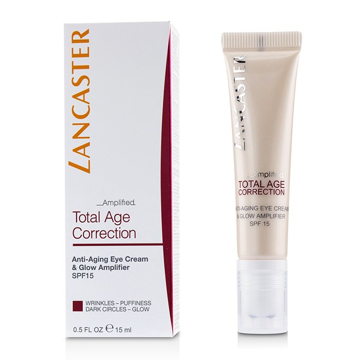 Lancaster Total Age Correction Amplified Anti Aging Eye Cream Glow Amplifier SPF 15 15ml