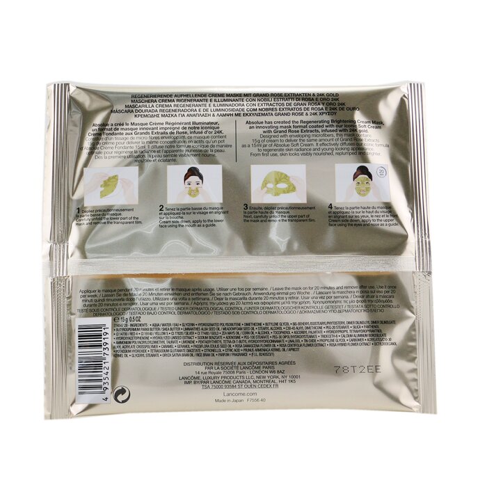 Kem mặt nạ làm sáng & tái tạo Lancôme Absolue 5x15g giá rẻ