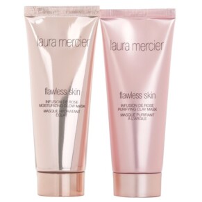 Laura Mercier Infusion De Rose Mask Duet Set 1x Flawless Skin Infusion De Rose Moisturizing Glow Mask 75g