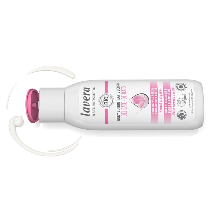 Kem dưỡng thể Lavera với hoa hồng hữu cơ & bơ shea hữu cơ cho da thường đến khô 200ml giá rẻ