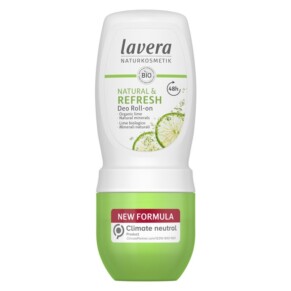 Deodorant lăn tự nhiên Lavera Refresh với chanh hữu cơ & khoáng chất tự nhiên 50ml chính hãng