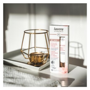 Lavera My Age Eye Lip Contour Cream With Organic Hibiscus Ceramides For Mature Skin 15ml