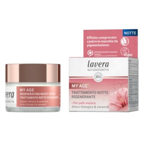 Kem Dưỡng Da Ban Đêm Lavera My Age Tái Tạo Với Hibiscus Tự Nhiên & Ceramide cho Da Lão Hóa 50ml chính hãng