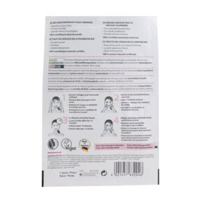 Lavera Sheet Mask Illuminating With Organic Dragon Fruit Organic Raspberry 1Sheet