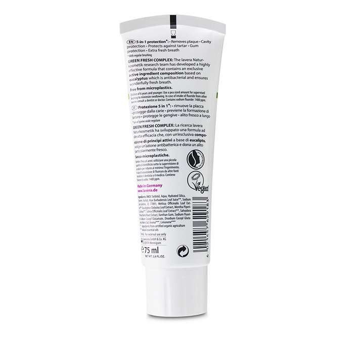 Kem đánh răng Lavera Complete Care vị bạc hà hữu cơ 75ml giá rẻ