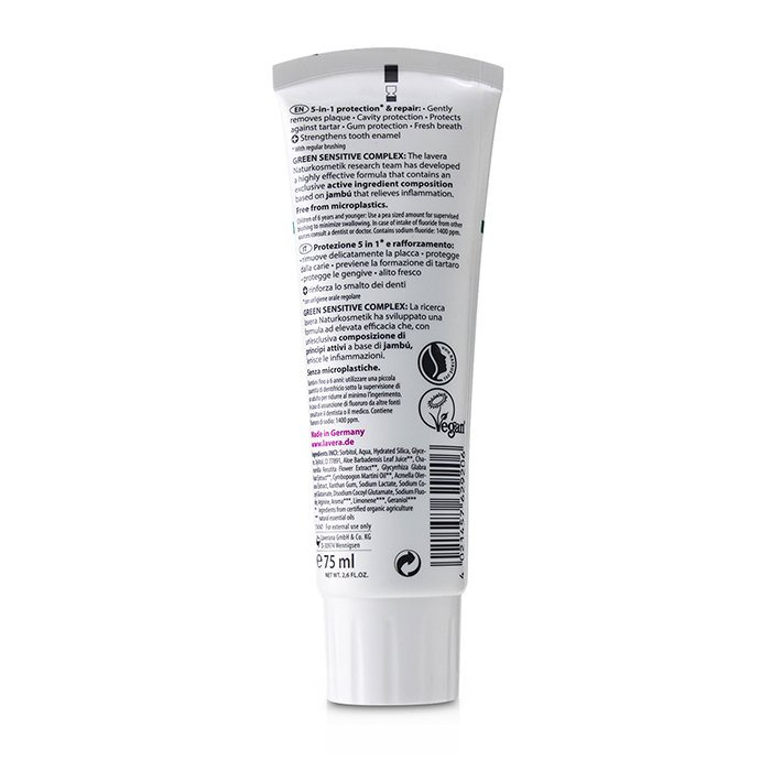 Kem đánh răng Lavera Sensitive Repair với tinh chất hoa cúc hữu cơ 75ml giá rẻ