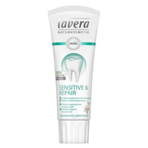 Kem đánh răng Lavera Sensitive Repair với tinh chất hoa cúc hữu cơ 75ml chính hãng